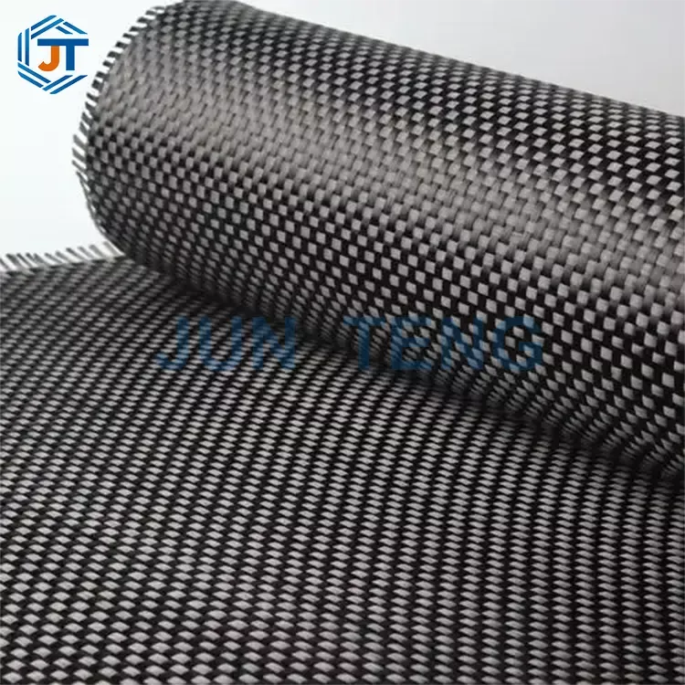 Tela tejida de fibra de carbono de sarga de 12K
