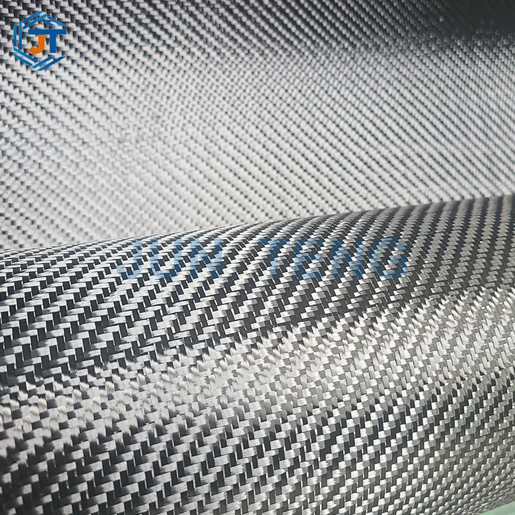 Tejido de fibra de carbono de sarga bidireccional