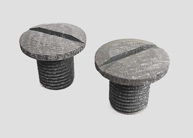 Pernos de temperatura carbono-carbono para ambientes térmicos y corrosivos extremos