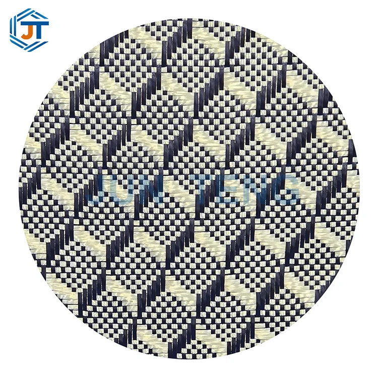 Tela de fibra de carbono Jacquard de 220 g