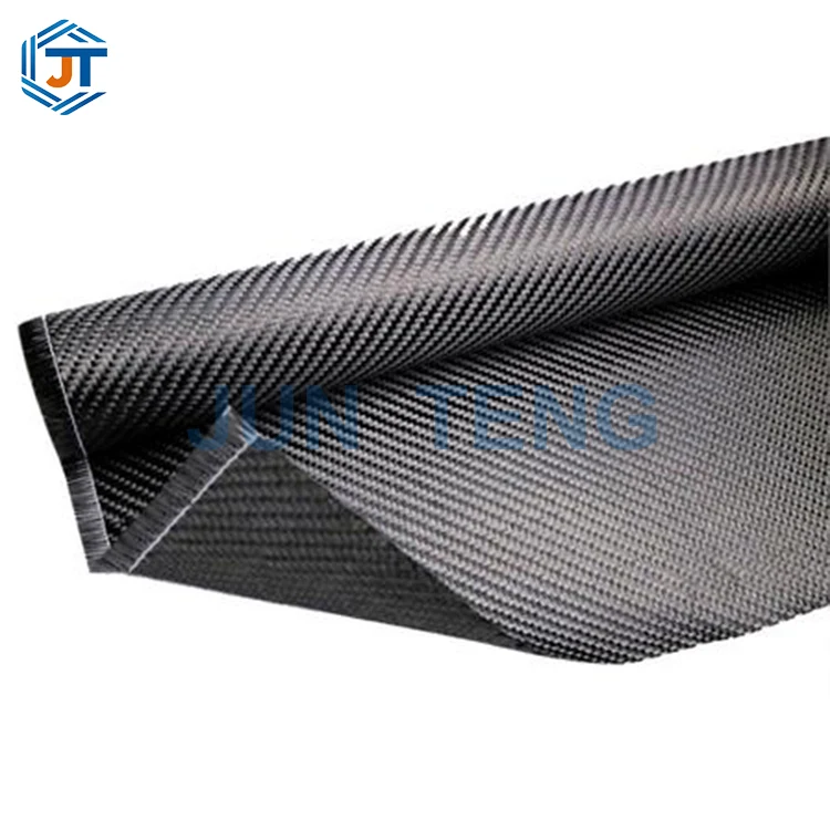 Tela de fibra de carbono con tejido satinado de 220 g