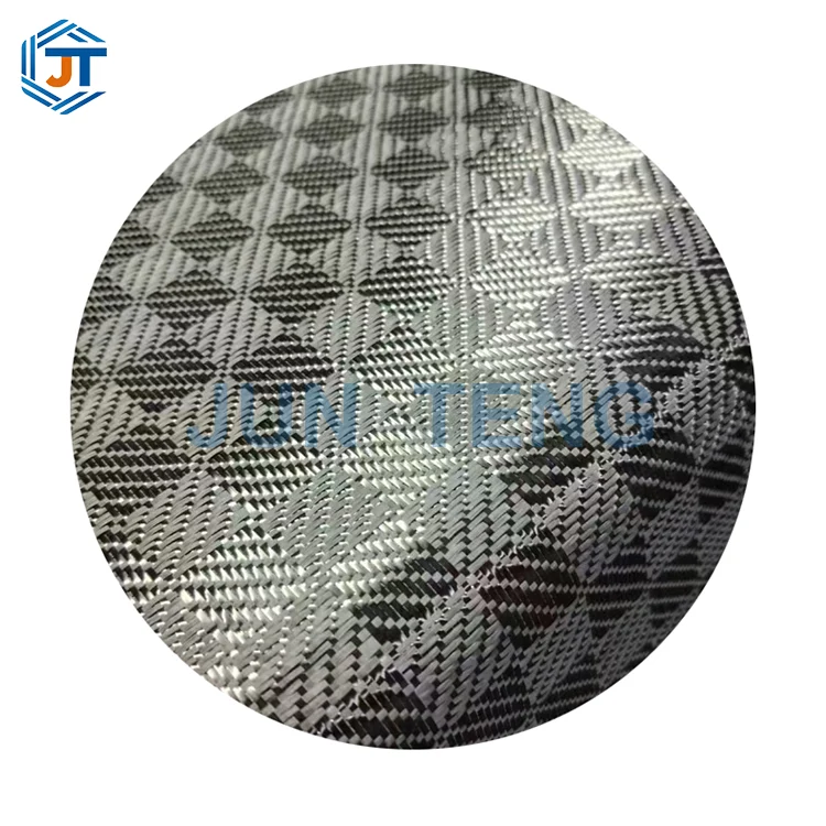 Tela de fibra de carbono Jacquard 3K